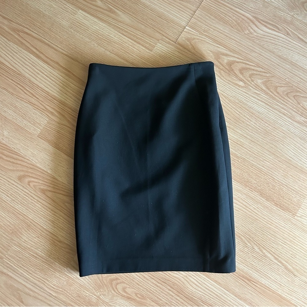 NWT Diane Von Furstenberg Black Pencil Skirt Size 4